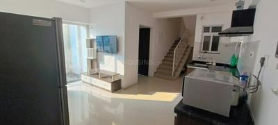 Living Room Image of 1250 Sq.ft 3 BHK Duplex for rent in Gera World Of Joy, Upper Kharadi Pune for Rs. 62000