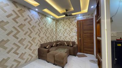Living Room Image of 630 Sq.ft 2 BHK Builder Floor for rent in Dwarka Mor New Delhi for Rs. 19500