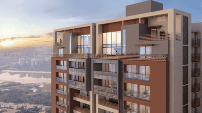 Image of 2438 Sq.ft 3.5 BHK Apartment / Flat for sale in Pal, Surat for Rs. 15300000
