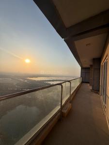 Balcony Image of 2105 Sq.ft 3 BHK Apartment / Flat for rent in Supertech Supernova, Sector 94 Noida for Rs. 65000