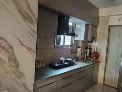 Kitchen Image of 980 Sq.ft 2 BHK Apartment / Flat for sale in Arise Atlantis, Jagatpur Ahmedabad for Rs. 8800000