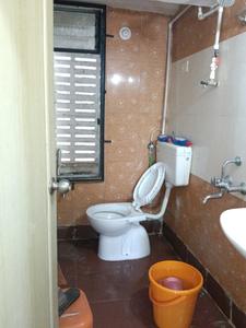 Common Bathroom Image of 700 Sq.ft 1 BHK Apartment / Flat for rent in Puranik City Phase 3, Thane West Thane for Rs. 25000