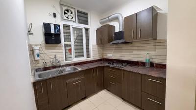 Kitchen Image of 1700 Sq.ft 3.5 BHK Villa for rent in Amrapali Dream Valley, Noida Extension Greater Noida for Rs. 30000