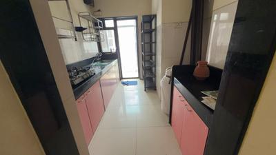 Kitchen Image of 910 Sq.ft 2 BHK Apartment / Flat for rent in Lodha Paradise, Thane West Thane for Rs. 37000