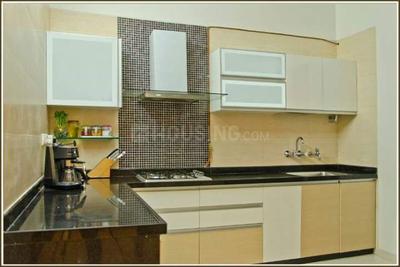 Kitchen Image of 1500 Sq.ft 3 BHK Apartment / Flat for sale in Kumar Palmspring Towers A6 A7 And B3, Mohammed Wadi Pune for Rs. 9000000