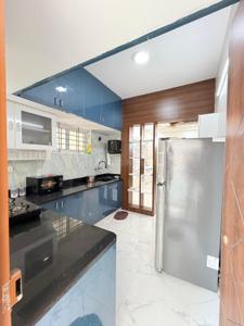 Kitchen Image of 1300 Sq.ft 2 BHK Apartment / Flat for rent in HBR Layout Bengaluru for Rs. 42000
