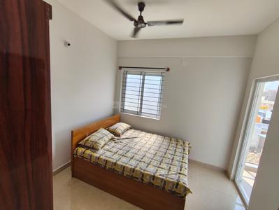 Bedroom Image of 550 Sq.ft 1 BHK Independent House for rent in Marathahalli Bengaluru for Rs. 21000