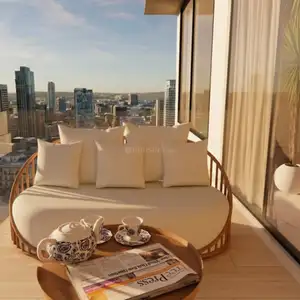 Balcony Image of 1200 Sq.ft 2 BHK Apartment / Flat for sale in Prabhadevi Mumbai for Rs. 60000000