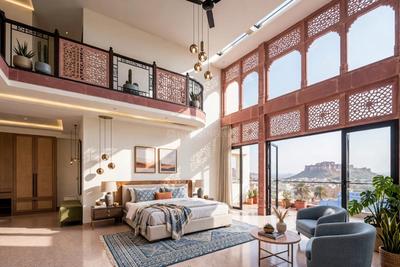 Balcony Image of 4000 Sq.ft 5 BHK Independent House for rent in Ratanada Jodhpur for Rs. 70000