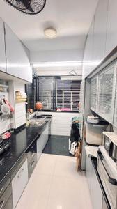 Kitchen Image of 945 Sq.ft 2 BHK Apartment / Flat for sale in Simandhar Enclave, Ghatlodiya Ahmedabad for Rs. 5800000