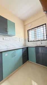 Kitchen Image of 700 Sq.ft 1 BHK Apartment / Flat for rent in Mahadevapura Bengaluru for Rs. 25000