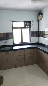 Kitchen Image of 500 Sq.ft 1 BHK Apartment / Flat for rent in Evershine Nagar, Malad West Mumbai for Rs. 38000