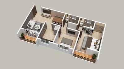 Image of 760 Sq.ft 2 BHK Apartment / Flat for sale in Kashele, Thane for Rs. 3778000