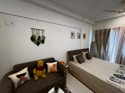 Bedroom Image of 380 Sq.ft 1 RK Apartment / Flat for rent in Purva Emerald Bay, Mundhwa Pune for Rs. 32000