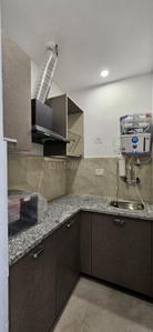Kitchen Image of 1200 Sq.ft 1 BHK Builder Floor for rent in DLF Phase 3 Gurgaon for Rs. 25000