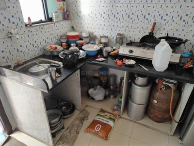 Kitchen Image of 611 Sq.ft 1 BHK Apartment / Flat for sale in Mansarovar Residency, Kamrej Surat for Rs. 800000