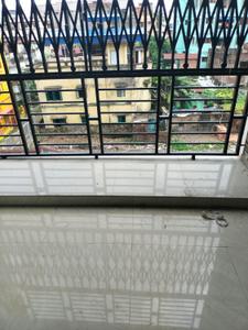 Balcony Image of 1200 Sq.ft 3 BHK Apartment / Flat for rent in Nagerbazar Kolkata for Rs. 23000