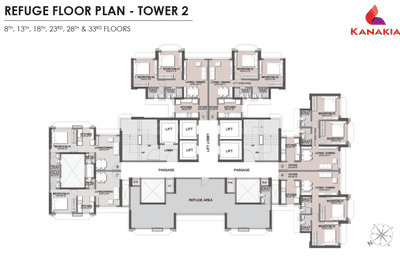 Image of 1050 Sq.ft 2 BHK Apartment / Flat for sale in Kanakia Valley, Panvel, Navi Mumbai for Rs. 7999999