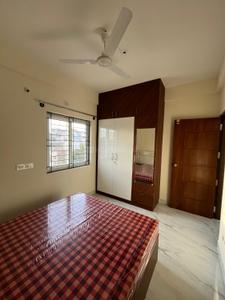 Bedroom Image of 690 Sq.ft 1 BHK Builder Floor for rent in Murugeshpalya Bengaluru for Rs. 30000