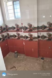 Bathroom Image of 660 Sq.ft 3 BHK Apartment / Flat for sale in Technoculture Vastu Vihar Muzaffarpur Phase 02, Bakarpur Muzaffarpur for Rs. 2500000
