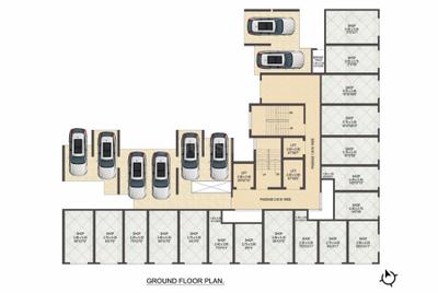 Image of 635 Sq.ft 1 BHK Apartment / Flat for sale in Balaji Krishna, Thakurli, Thane for Rs. 4320000