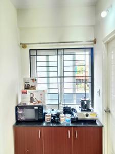 Kitchen Image of 300 Sq.ft 1 RK Studio for rent in Indira Nagar Bengaluru for Rs. 22000