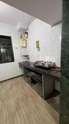 Kitchen Image of 800 Sq.ft 1 BHK Apartment / Flat for rent in Kalash Udhyan Complex, Kopar Khairane Navi Mumbai for Rs. 25000