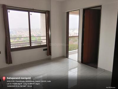 Bedroom Image of 1980 Sq.ft 3 BHK Apartment / Flat for rent in Sahajanand Marigold, Chandkheda Ahmedabad for Rs. 25000