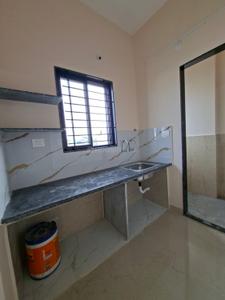 Kitchen Image of 600 Sq.ft 1 BHK Apartment / Flat for rent in Scheme No 94C Indore for Rs. 15500