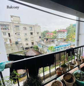 Balcony Image of 1500 Sq.ft 3 BHK Apartment / Flat for rent in Hengrabari Guwahati for Rs. 30000