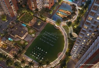 Image of 580 Sq.ft 1 BHK Apartment / Flat for sale in Oyster Nature Vista Building 1, Dwarli Gaon, Kalyan for Rs. 3200000