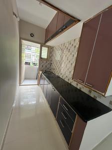 Kitchen Image of 750 Sq.ft 1 BHK Builder Floor for rent in Murugeshpalya Bengaluru for Rs. 27000
