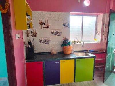 Kitchen Image of 600 Sq.ft 2 BHK Apartment / Flat for sale in Bansdroni Kolkata for Rs. 2200000