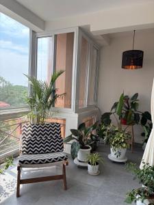 Balcony Image of 1500 Sq.ft 2 BHK Apartment / Flat for rent in Indira Nagar Bengaluru for Rs. 135000