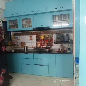Kitchen Image of 923 Sq.ft 3 BHK Apartment / Flat for sale in Waghodia Road Vadodara for Rs. 5700000