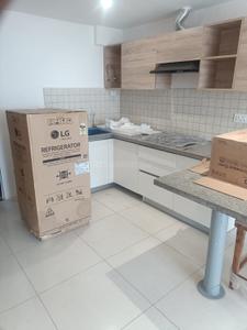 Kitchen Image of 700 Sq.ft 1 RK Studio for rent in Godrej Golf Link, Jaypee Greens Greater Noida for Rs. 29000