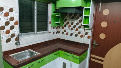 Kitchen Image of 400 Sq.ft 1 RK Apartment / Flat for sale in Bagmari Kolkata for Rs. 2400000