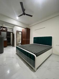 Bedroom Image of 380 Sq.ft 1 RK Builder Floor for rent in Sector 52 Gurgaon for Rs. 18000