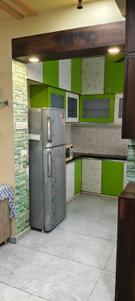 Kitchen Image of 1750 Sq.ft 3 BHK Apartment / Flat for sale in Bakeri Surel Apartments, Bodakdev Ahmedabad for Rs. 14500000