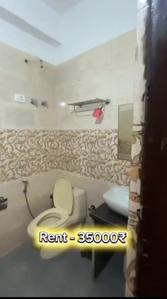Bathroom Image of 1200 Sq.ft 3 BHK Builder Floor for rent in Vaishali Ghaziabad for Rs. 35000