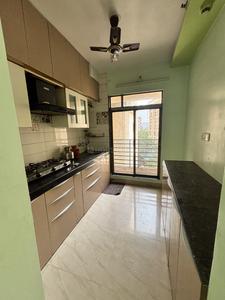 Kitchen Image of 490 Sq.ft 2 BHK Apartment / Flat for rent in Sai Shrushti Annex, Khidkali Thane for Rs. 20000