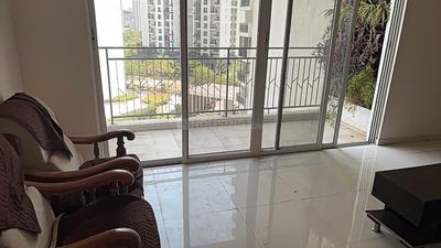Living Room Image of 1050 Sq.ft 3 BHK Apartment / Flat for rent in Godrej Rejuve, Keshav Nagar Pune for Rs. 40000