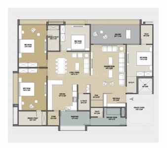 Image of 4000 Sq.ft 4 BHK Apartment / Flat for sale in The Indus, Bodakdev, Ahmedabad for Rs. 34000000