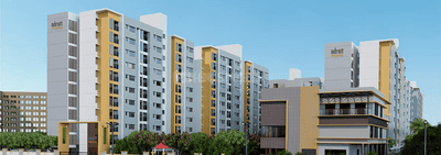 Image of 1011 Sq.ft 2 BHK Apartment / Flat for sale in Adroit Prosper, Thazhambur, Chennai for Rs. 5600000