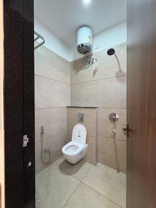 Bathroom Image of 500 Sq.ft 1 BHK Builder Floor for rent in Mahalakshmi Nagar Indore for Rs. 16500