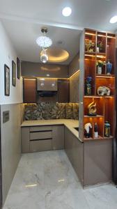 Kitchen Image of 1000 Sq.ft 3 BHK Builder Floor for sale in Deenpur New Delhi for Rs. 7500000