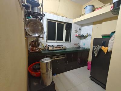 Kitchen Image of 580 Sq.ft 1 BHK Apartment / Flat for sale in Rabale Navi Mumbai for Rs. 2850000