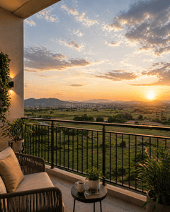 Balcony Image of 3900 Sq.ft 3 BHK Apartment / Flat for sale in Shobhagpura Udaipur for Rs. 20000000
