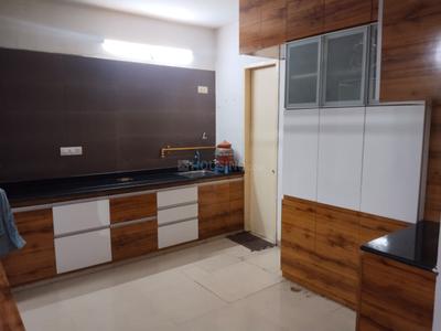 Kitchen Image of 1730 Sq.ft 3 BHK Apartment / Flat for rent in Savvy Swaraaj Sports Living, Gota Ahmedabad for Rs. 34000