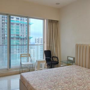 Bedroom Image of 1700 Sq.ft 3 BHK Apartment / Flat for rent in Sheth Avalon, Thane West Thane for Rs. 110000